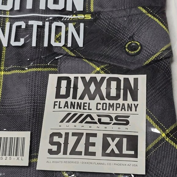 DIXXON FLANNEL x ADS RACING SHOCKS Flannel Shirt Collab - Men's XL - Picture 8 of 11